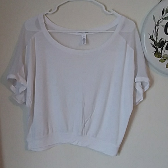 Ambiance Tops - Ambiance apparel white crop top